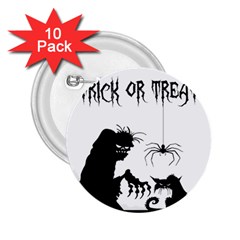 Halloween 2 25  Buttons (10 Pack)  by Valentinaart