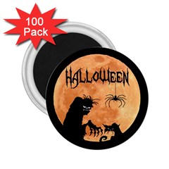 Halloween 2 25  Magnets (100 Pack)  by Valentinaart