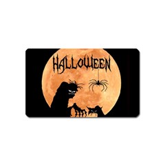 Halloween Magnet (name Card) by Valentinaart