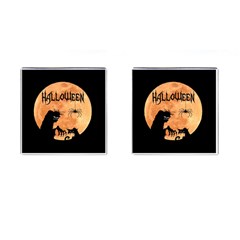 Halloween Cufflinks (square) by Valentinaart