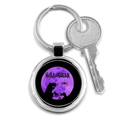 Halloween Key Chains (round)  by Valentinaart