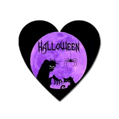 Halloween Heart Magnet by Valentinaart