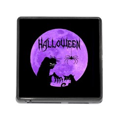 Halloween Memory Card Reader (square) by Valentinaart