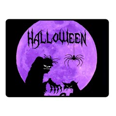 Halloween Fleece Blanket (small) by Valentinaart