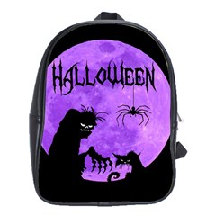 Halloween School Bag (xl) by Valentinaart