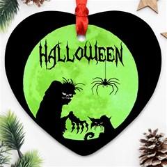 Halloween Ornament (heart) by Valentinaart