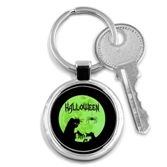 Halloween Key Chains (round)  by Valentinaart