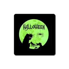 Halloween Square Magnet by Valentinaart