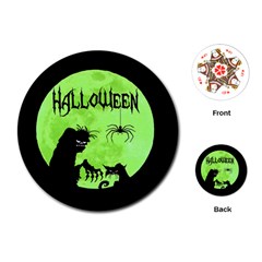 Halloween Playing Cards (round)  by Valentinaart