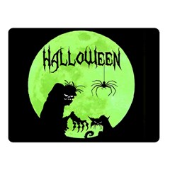 Halloween Double Sided Fleece Blanket (small)  by Valentinaart