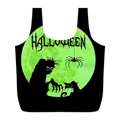 Halloween Full Print Recycle Bags (l)  by Valentinaart