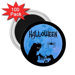 Halloween 2 25  Magnets (100 Pack)  by Valentinaart