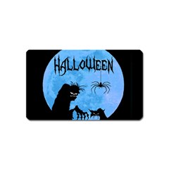 Halloween Magnet (name Card) by Valentinaart