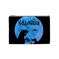 Halloween Cosmetic Bag (medium)  by Valentinaart