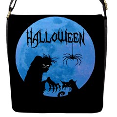 Halloween Flap Messenger Bag (s) by Valentinaart