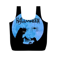 Halloween Full Print Recycle Bags (m)  by Valentinaart