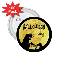 Halloween 2 25  Buttons (100 Pack)  by Valentinaart