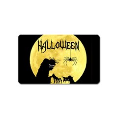 Halloween Magnet (name Card) by Valentinaart