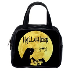 Halloween Classic Handbags (one Side) by Valentinaart