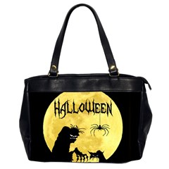 Halloween Office Handbags (2 Sides)  by Valentinaart