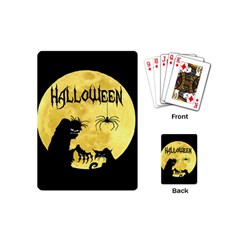 Halloween Playing Cards (mini)  by Valentinaart