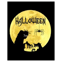 Halloween Drawstring Bag (small) by Valentinaart