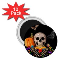 Halloween Candy Keeper 1 75  Magnets (10 Pack)  by Valentinaart