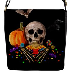 Halloween Candy Keeper Flap Messenger Bag (s) by Valentinaart