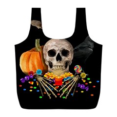 Halloween Candy Keeper Full Print Recycle Bags (l)  by Valentinaart