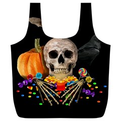 Halloween Candy Keeper Full Print Recycle Bags (l)  by Valentinaart