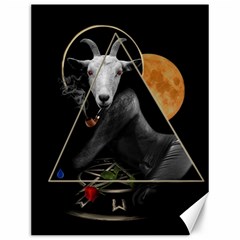 Spiritual Goat Canvas 12  X 16   by Valentinaart