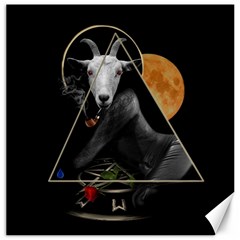 Spiritual Goat Canvas 16  X 16   by Valentinaart