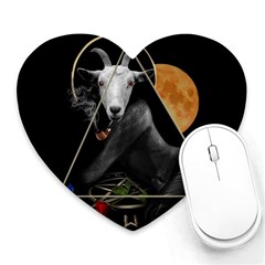 Spiritual Goat Heart Mousepads by Valentinaart