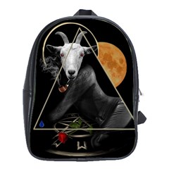 Spiritual Goat School Bag (xl) by Valentinaart