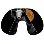 Spiritual goat Travel Neck Pillows Back