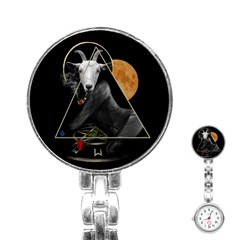 Spiritual Goat Stainless Steel Nurses Watch by Valentinaart