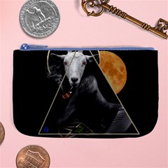 Spiritual Goat Large Coin Purse by Valentinaart