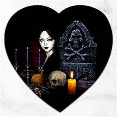 Vampires Night  Jigsaw Puzzle (heart) by Valentinaart