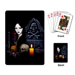 Vampires Night  Playing Card by Valentinaart