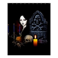 Vampires Night  Shower Curtain 60  X 72  (medium)  by Valentinaart