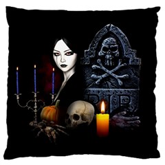 Vampires Night  Large Cushion Case (two Sides) by Valentinaart