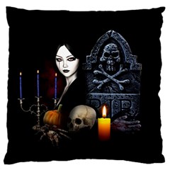 Vampires Night  Large Flano Cushion Case (one Side) by Valentinaart