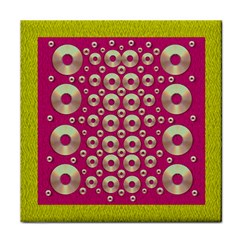 Going Gold Or Metal On Fern Pop Art Face Towel by pepitasart