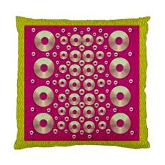 Going Gold Or Metal On Fern Pop Art Standard Cushion Case (two Sides) by pepitasart