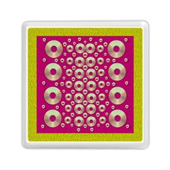 Going Gold Or Metal On Fern Pop Art Memory Card Reader (square)  by pepitasart