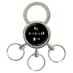 I Am Watching You 3-ring Key Chains by Valentinaart