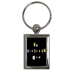 I Am Watching You Key Chains (rectangle)  by Valentinaart