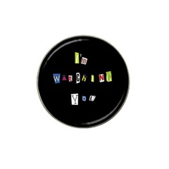 I Am Watching You Hat Clip Ball Marker (10 Pack) by Valentinaart