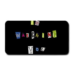 I Am Watching You Medium Bar Mats by Valentinaart