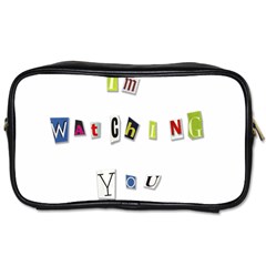 I Am Watching You Toiletries Bags 2-side by Valentinaart